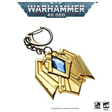 Брелок Starforged: Warhammer 40000 Space Marines Adeptus Custodes Signat Extremis Key Chain