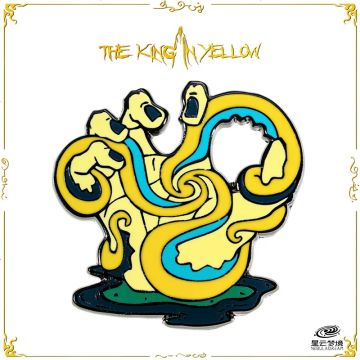 Пін Starforged Cthulhu Mythos The King in Yellow Enamel Pin A