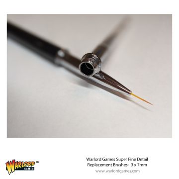 Пензлик Warlord Games Super Fine Detail Replacement Brushes 3 x 7mm