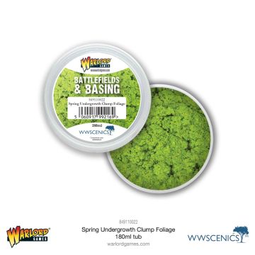 Імітація листя Warlord Games: Battlefields & Basing: Spring Undergrowth Clump Foliage