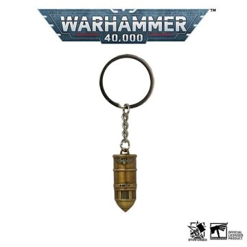 Брелок Starforged: Warhammer 40000 Adeptus Adtartes - Space Marine Bolt Round
