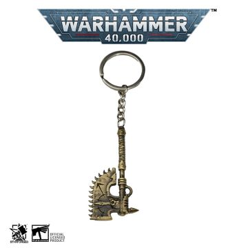 Брелок Starforged: Warhammer 40000 Chaos Space Marine - Chainaxe Keychain