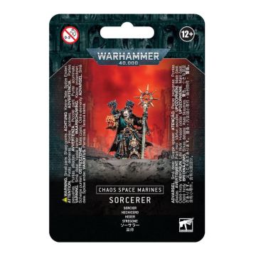 Мініатюра Warhammer 40000 Chaos Space Marines: Sorcerer
