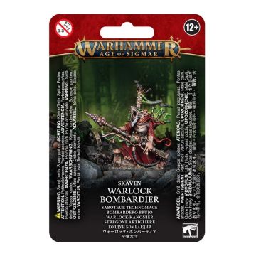 Мініатюра Age of Sigmar Skaven: Warlock Bombardier