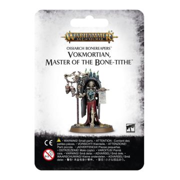 Мініатюра Age of Sigmar Soulblight Gravelords: Vokmortian, Master of the Bone-tithe (GW Exclusive)
