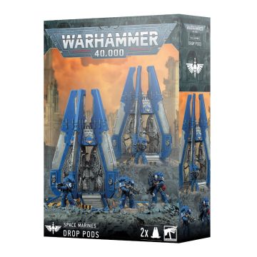 Набір мініатюр Warhammer 40000 Space Marines: Drop Pods