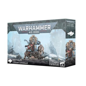 Мініатюра Warhammer 40000 Space Wolves: Logan Grimnar