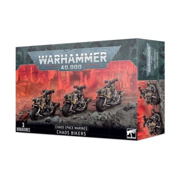 Набір мініатюр Warhammer 40000 Chaos Space Marines: Chaos Bikers