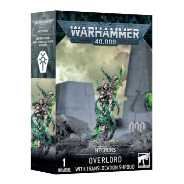 Мініатюра Warhammer 40000 Necrons: Overlord with Translocation Shroud