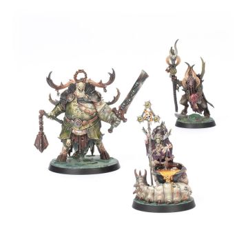 Набір мініатюр Age of Sigmar Maggotking of Nurgle: The Court of Gelgus Pust (GW Exclusive)
