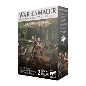 Набір мініатюр Age of Sigmar Commemorative Series: Cities of Sigmar: Galen and Doralia: Outnumbered (GW Exclusive)
