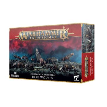 Набір мініатюр Age of Sigmar Soulblight Gravelords: Dire Wolves