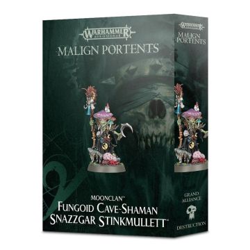 Мініатюра Age of Sigmar Gloomspite Gitz: Fungoid Cave-Shaman Snazzgar Stinkmullett (GW Exclusive)