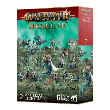 Набір мініатюр Age of Sigmar Spearhead: Idoneth Deepkin – Akhelian Tideguard (4-та редакція)