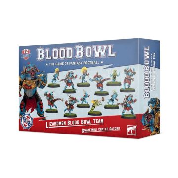Набір мініатюр Blood Bowl: Lizardmen Team - Gwakamoli Crater Gators