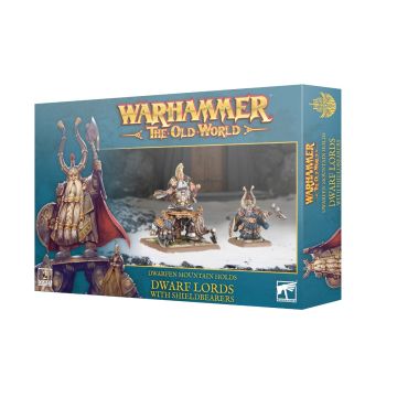 Набір мініатюр: The Old World: Dwarfen Mountain Holds: Dwarf Lords with Shieldbearers