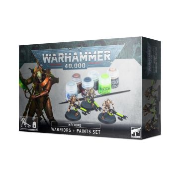 Набір фарб та мініатюр Warhammer 40000 Necrons Warriors + Paints Set