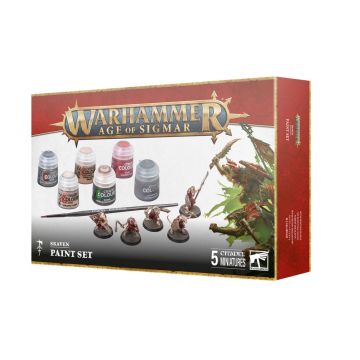 Набір фарб та мініатюр Age of Sigmar: Skaven Paints Set
