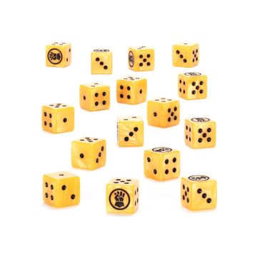 Гральні куби Warhammer 40000: Imperial Fists Dice Set