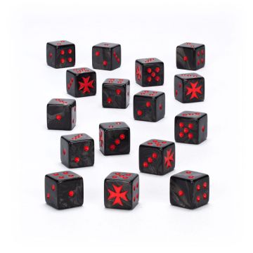 Гральні куби Warhammer 40000: Black Templars Dice Set