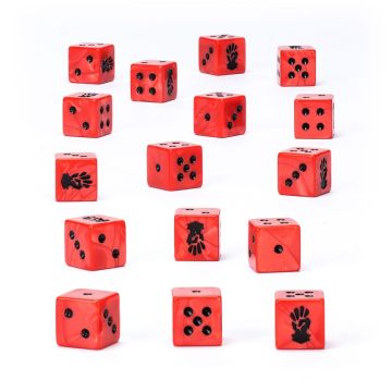 Гральні куби Warhammer 40000: Red Corsairs Dice Set