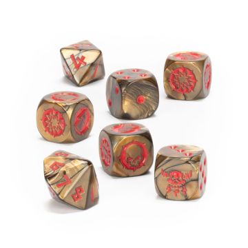 Гральні куби Blood Bowl: Chaos Dwarf Team Dice Set 