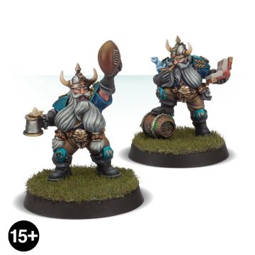 Набір мініатюр Blood Bowl: Josef Bugman, Coach & Star Player (GW Exclusive)