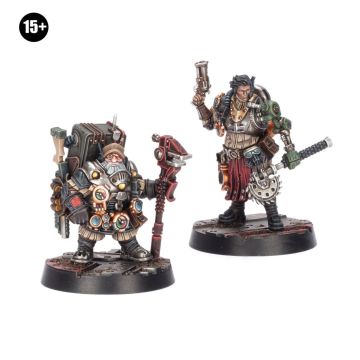 Набір мініатюр Necromunda: Abyssal Ferryman Hagthor Jarlun and Aster Felsturn (GW Exclusive)