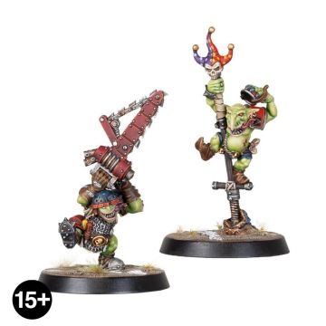Набір мініатюр Blood Bowl: Nobbla Blackwart & Scrappa Sorehead (GW Exclusive)