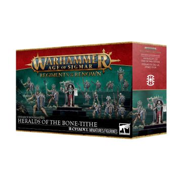 Набір мініатюр Age of Sigmar Ossiarch Bonereapers: Regiment of Renown – Heralds of the Bone-tithe