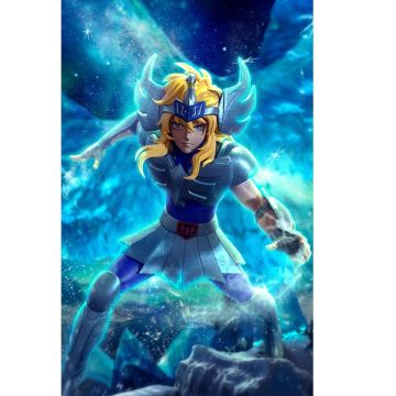 Колекційна статуетка Iron Studios: Statue Cygnus Hyoga Deluxe - Saint Seiya - Art Scale 1/10