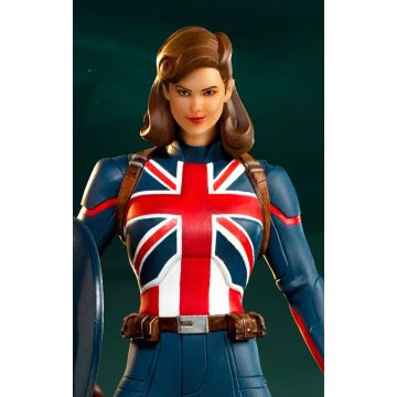 Колекційна статуетка Iron Studios: Statue Captain Carter - What If...? - Marvel - Art Scale 1/10