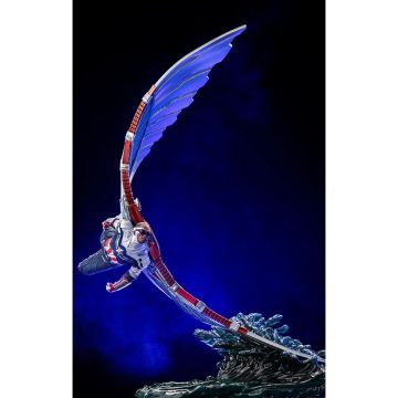 Колекційна статуетка Iron Studios: Statue Captain America Sam Wilson (Deluxe) - The Falcon and the Winter Soldier - BDS Art Scale 1/10