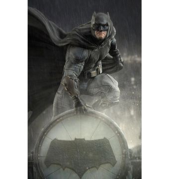 Колекційна статуетка Iron Studios: Statue Batman on Batsignal Deluxe - Zack Snyder`s Juistice League - DC Comics - Art Scale 1/10