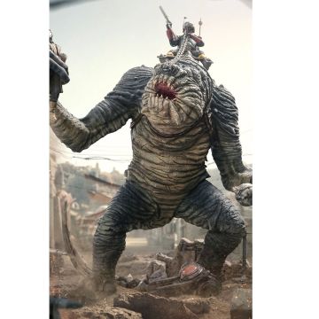 Колекційна статуетка Iron Studios: Statue Boba Fett & Rancor - The Book of Boba Fett - Demi Art Scale 1/20