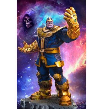 Колекційна статуетка Iron Studios: Statue Thanos Infinity Gauntlet Diorama - Marvel - BDS Art Scale 1/10