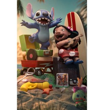 Колекційна статуетка Iron Studios: Statue Lilo and Stitch Deluxe - Disney Classics - Art Scale 1/10