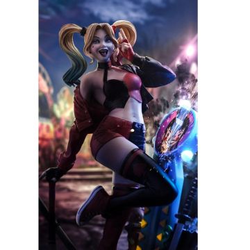 Колекційна статуетка Iron Studios: Statue Harley Quinn Deluxe - Gotham City Sirens - Art Scale 1/10