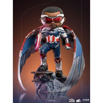 Колекційна фігурка MiniCo: Statue Captain America Sam Wilson - The Falcon and the Winter Soldier