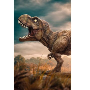Колекційна статуетка Iron Studios: Statue T-Rex 30TH Anniversary - Jurassic Park - MiniCo