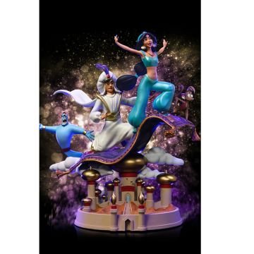 Колекційна статуетка Iron Studios: Statue Aladdin and Jasmine Deluxe - Disney 100TH - Aladdin - Art Scale 1/10