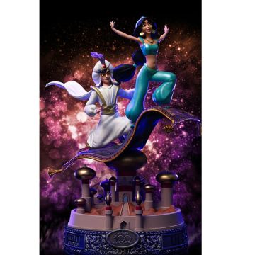 Колекційна статуетка Iron Studios: Statue Aladdin and Jasmine 100 Years Ver - Disney 100TH - Aladdin - Art Scale 1/10