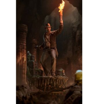 Колекційна статуетка Iron Studios: Statue Indiana Jones Deluxe - Indiana Jones - Art Scale 1/10