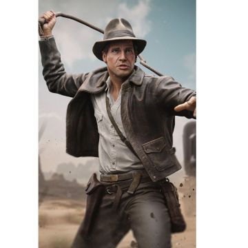 Колекційна статуетка Iron Studios: Statue Indiana Jones - Indiana Jones - Legacy Replica 1/4