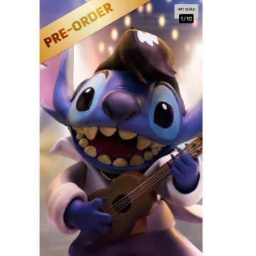 Колекційна статуетка Iron Studios: Statue Stitch King of Rock - Disney Classics - Art Scale 1/10
