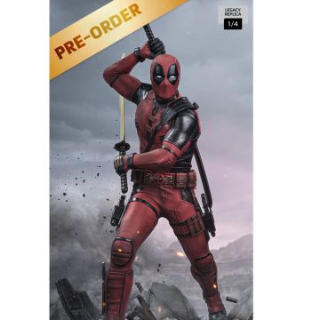 Колекційна статуетка Iron Studios: Statue Deadpool - Deadpool & Wolverine - Legacy Replica 1/4
