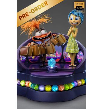 Колекційна статуетка Iron Studios: Statue Joy and Anxiety Deluxe - Inside Out 2 - Art Scale 1/10