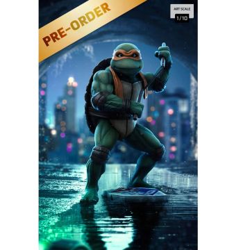 Колекційна статуетка Iron Studios: Statue Michelangelo - TMNT Movie - Art Scale 1/10