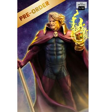Колекційна статуетка Iron Studios: Statue Adam Warlock - Infinity Gauntlet Diorama - Art Scale 1/10