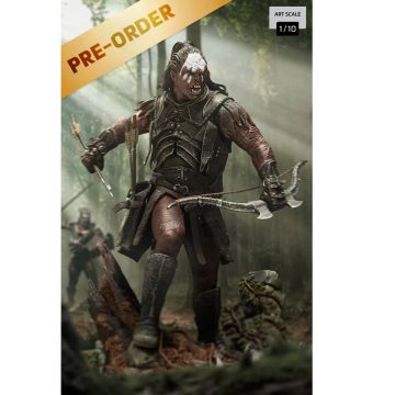Колекційна статуетка Iron Studios: Statue Lurtz, Uruk-hai Leader - Lord of the Rings - Art Scale 1/10